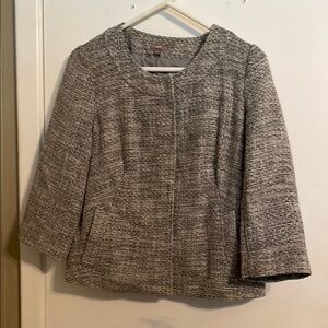 Women's Gray Tweed Jacket